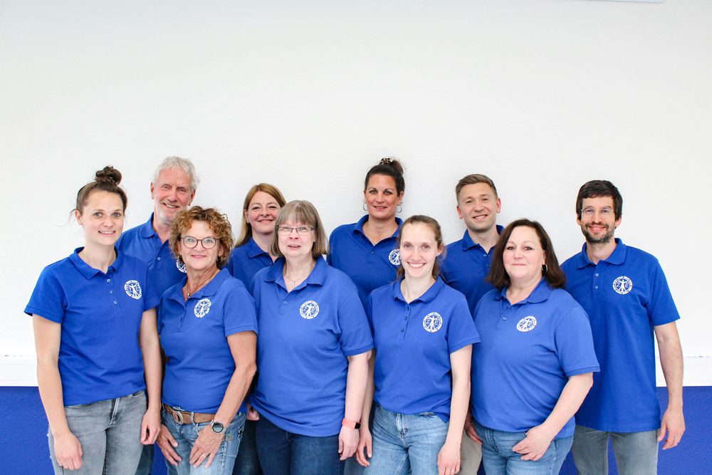 Gruppenfoto der Mitarbeiter der Praxis
